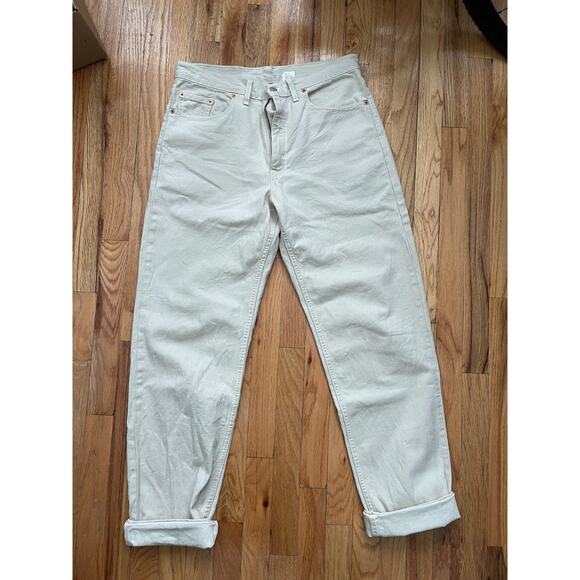 Vintage 1990s Levis Strauss 550 Jeans Size 34x36 off-white - Picture 1 of 3